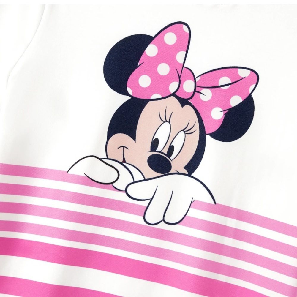 Women Disney T-Shirts Minnie Mouse Shirts with Pink Striped Print ( Naia™) - Picture 6 of 8